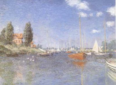 Claude Monet The Red Boats Argenteuil (mk09)